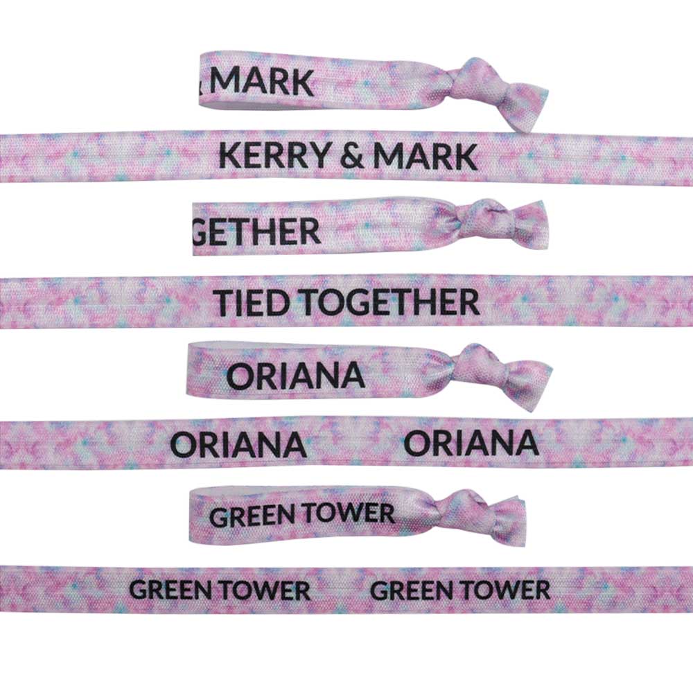 personalized elastic ties