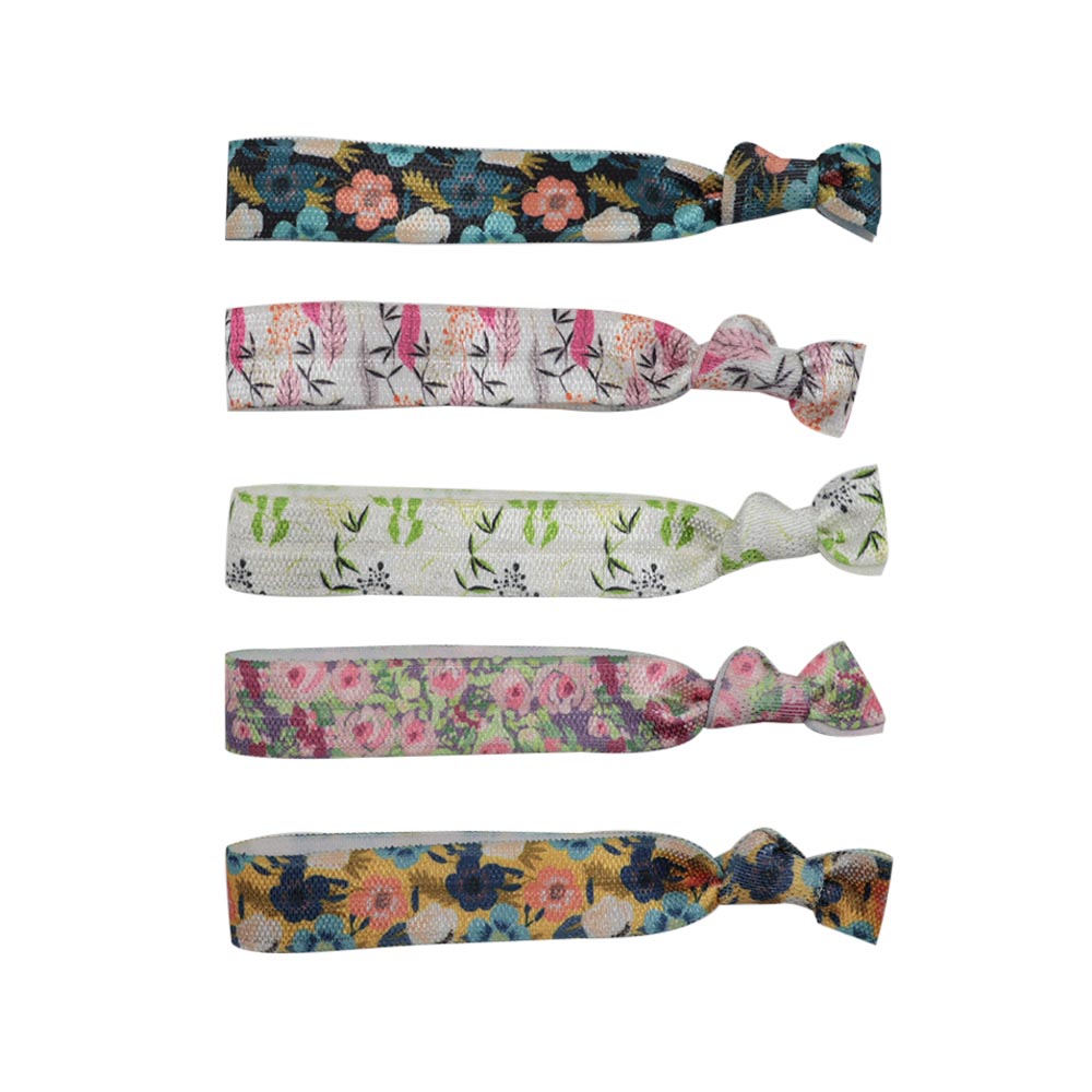 bulk floral hair ties