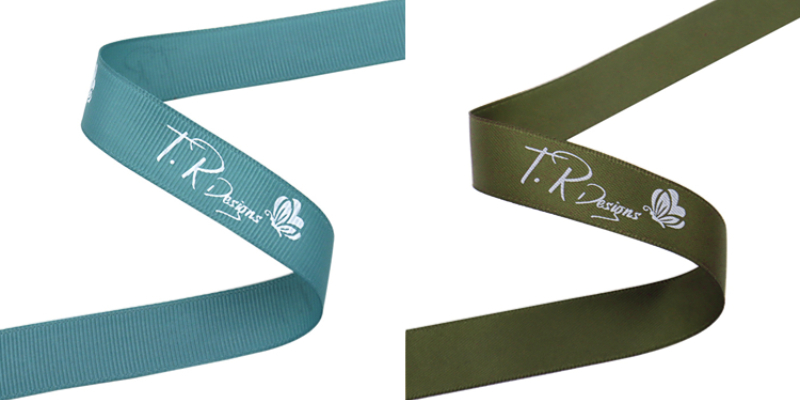 ink grosgrain ribbon