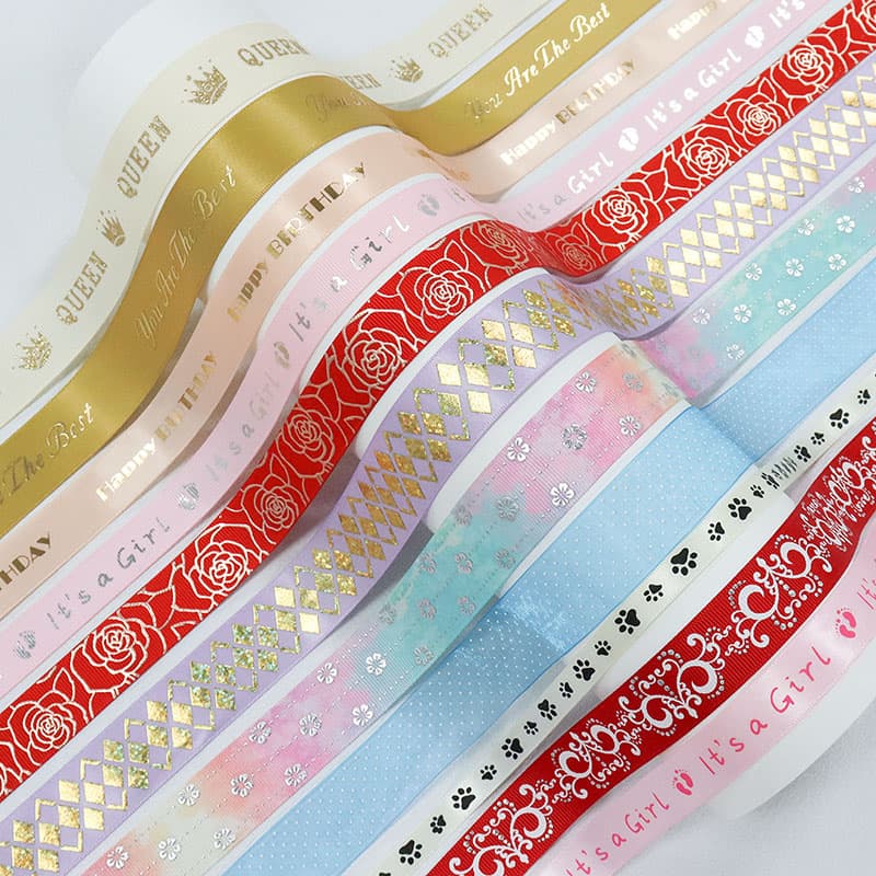 grosgrain vs satin ribbon