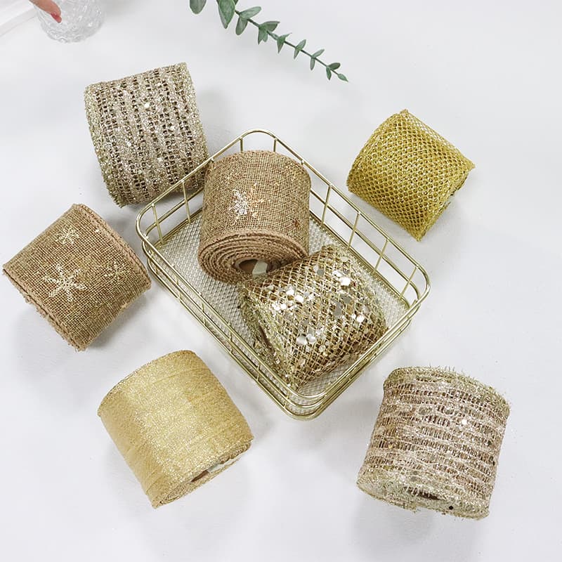 wired burlap ribbon wholesale