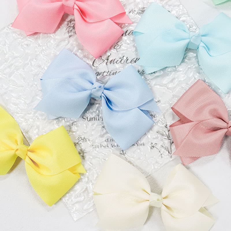 grosgrain ribbon bows