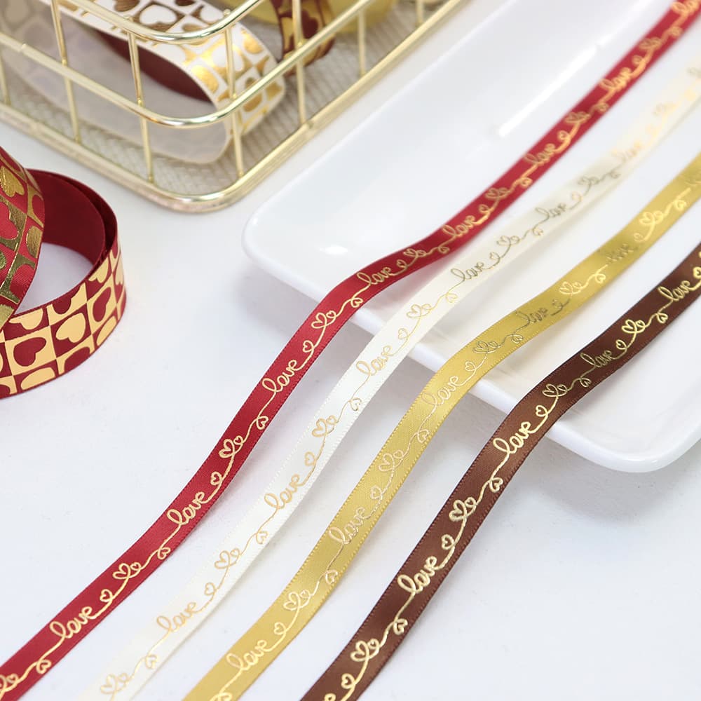 satin ribbon for gift wrapping