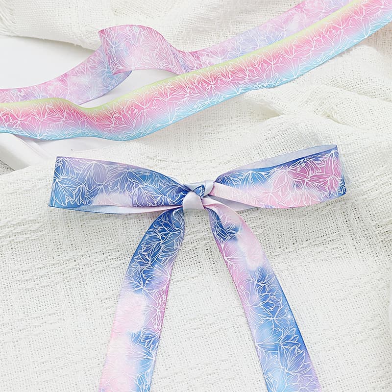 personalized satin ribbon