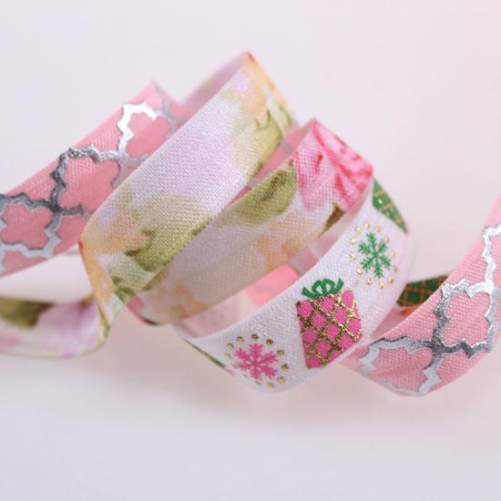 FOE fold over elastic ribbon